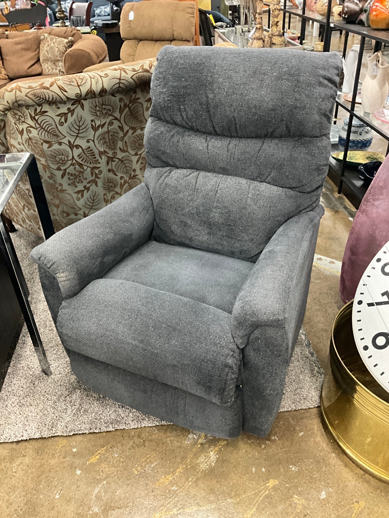 Grey La Z Boy Recliner