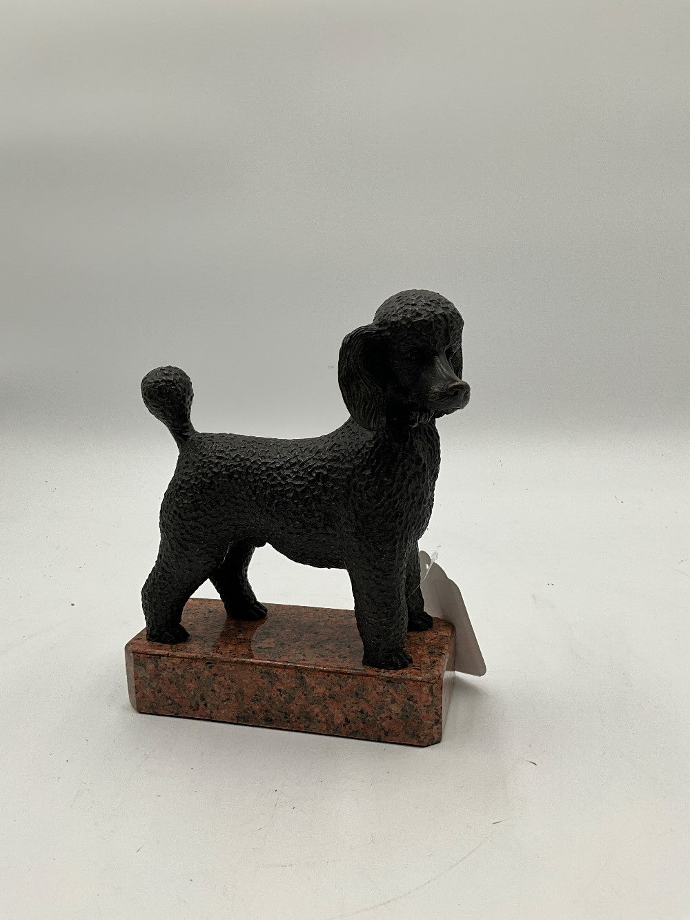 Bronze Poodle On Marble