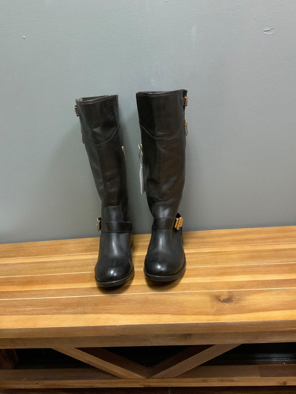 Vince Camuto Winchell Black Leather Boots
