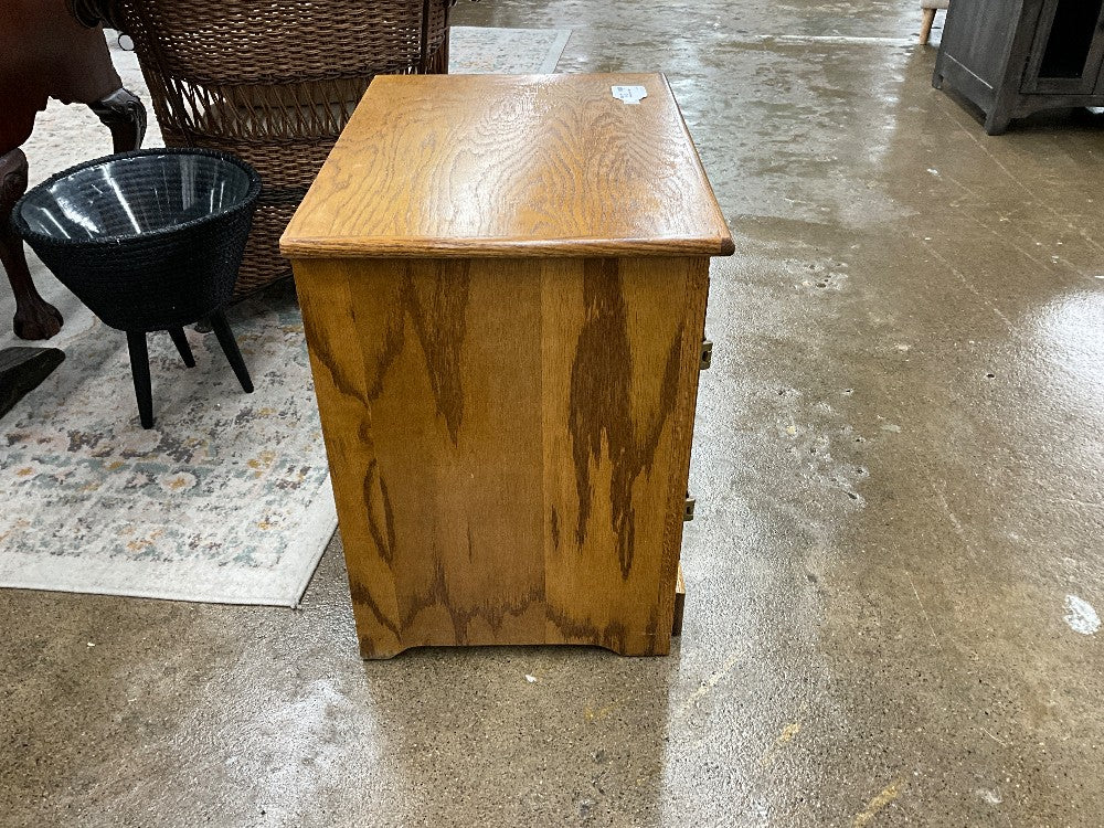 White Clad End Table