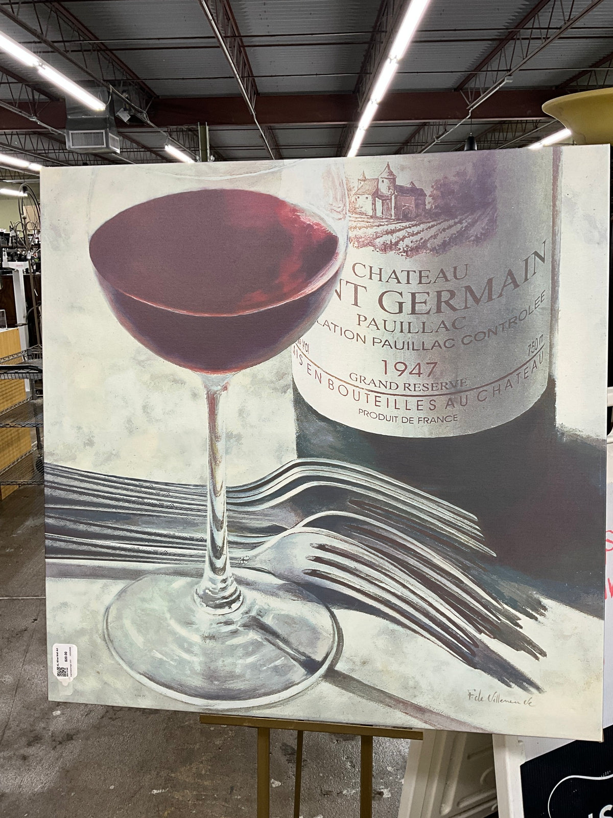 XL Wine Wall Art