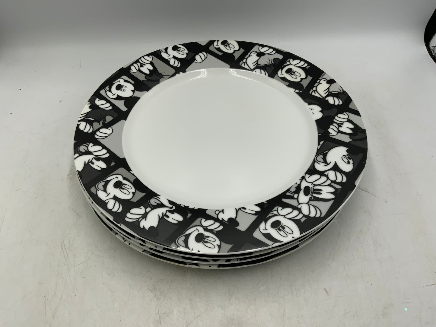 Disney Mickey Mouse Plates Set Of 4