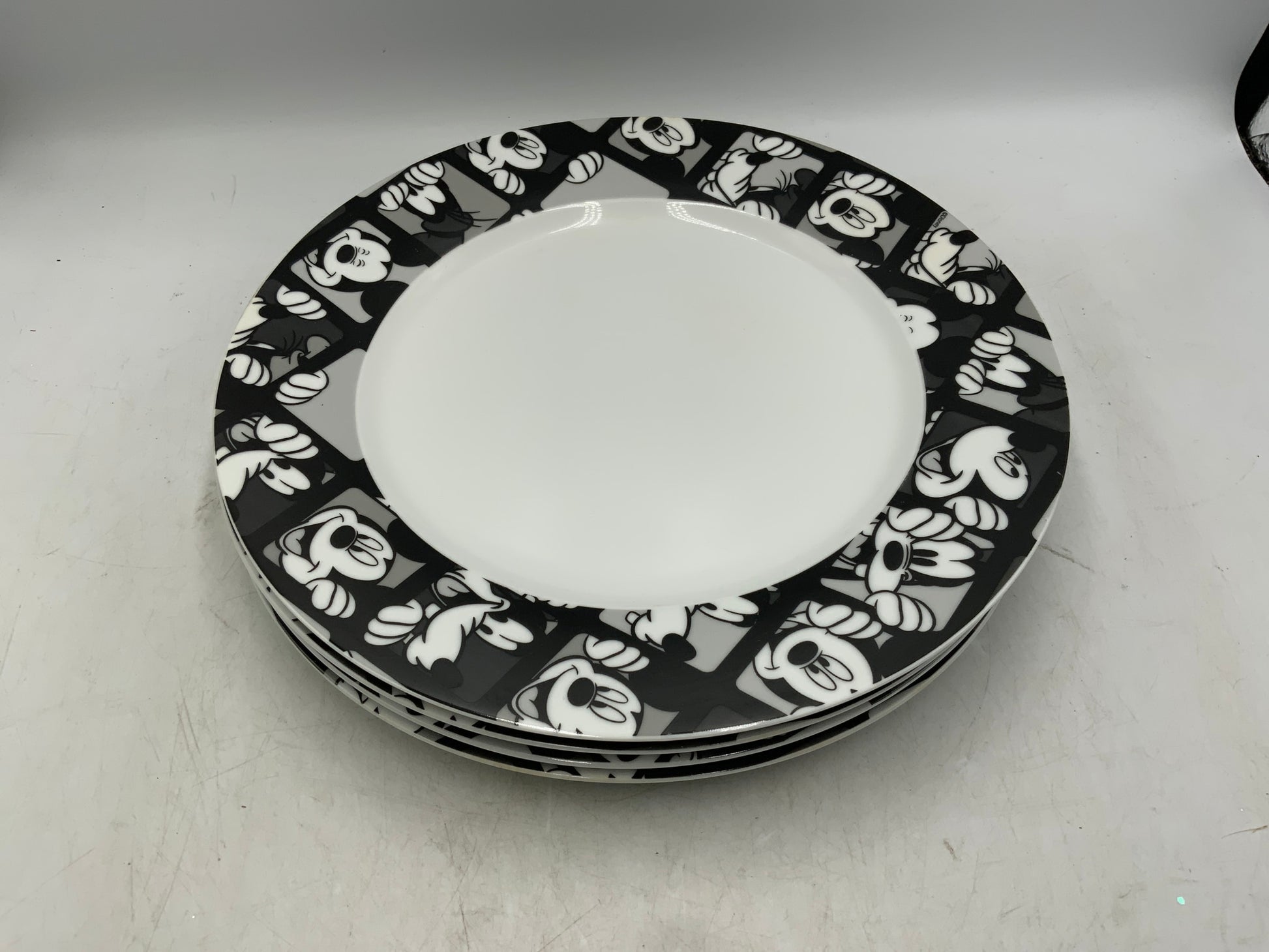 Disney Mickey Mouse Plates Set Of 4