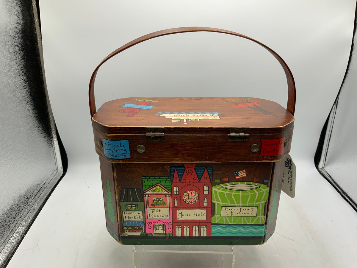 Wood Cincinnati Box / Purse