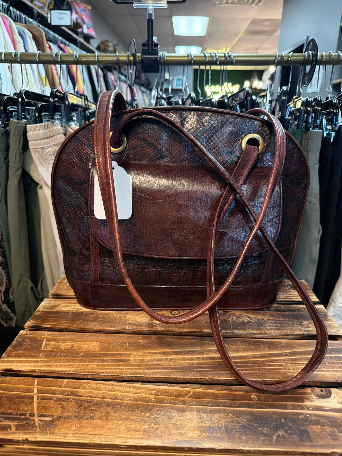 Vtg. Snake Purse