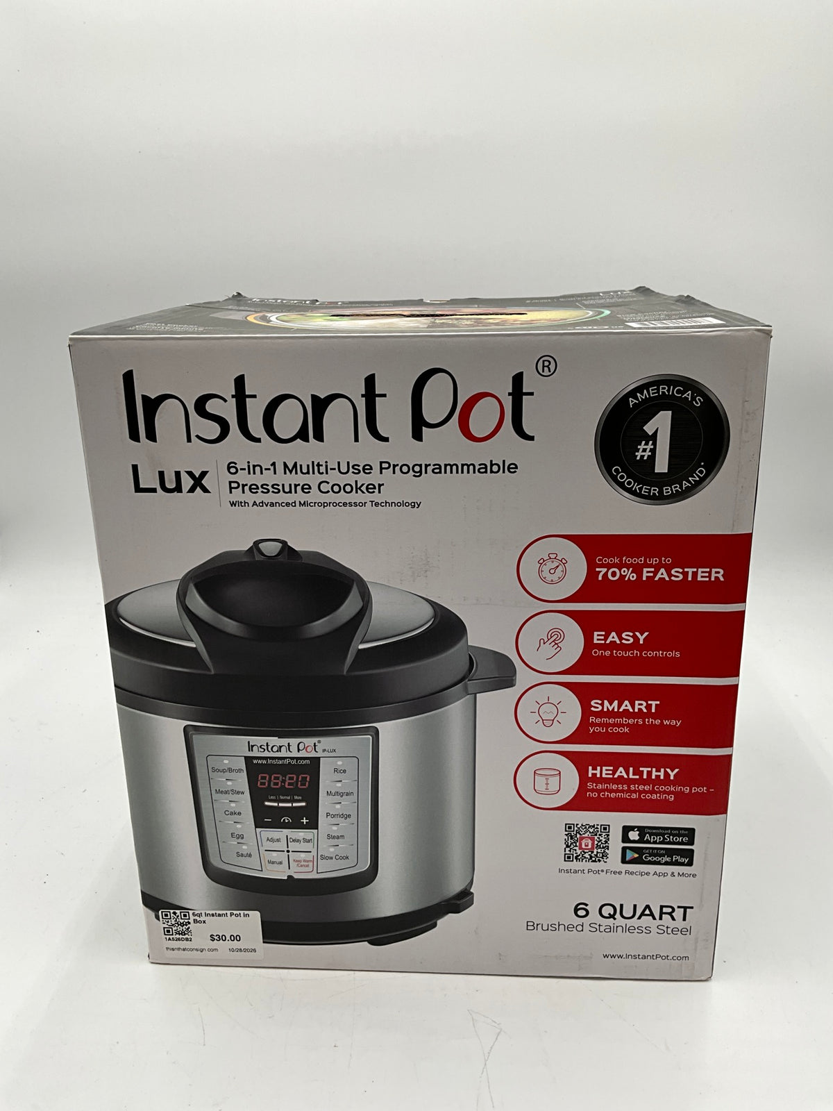 6qt Instant Pot in Box