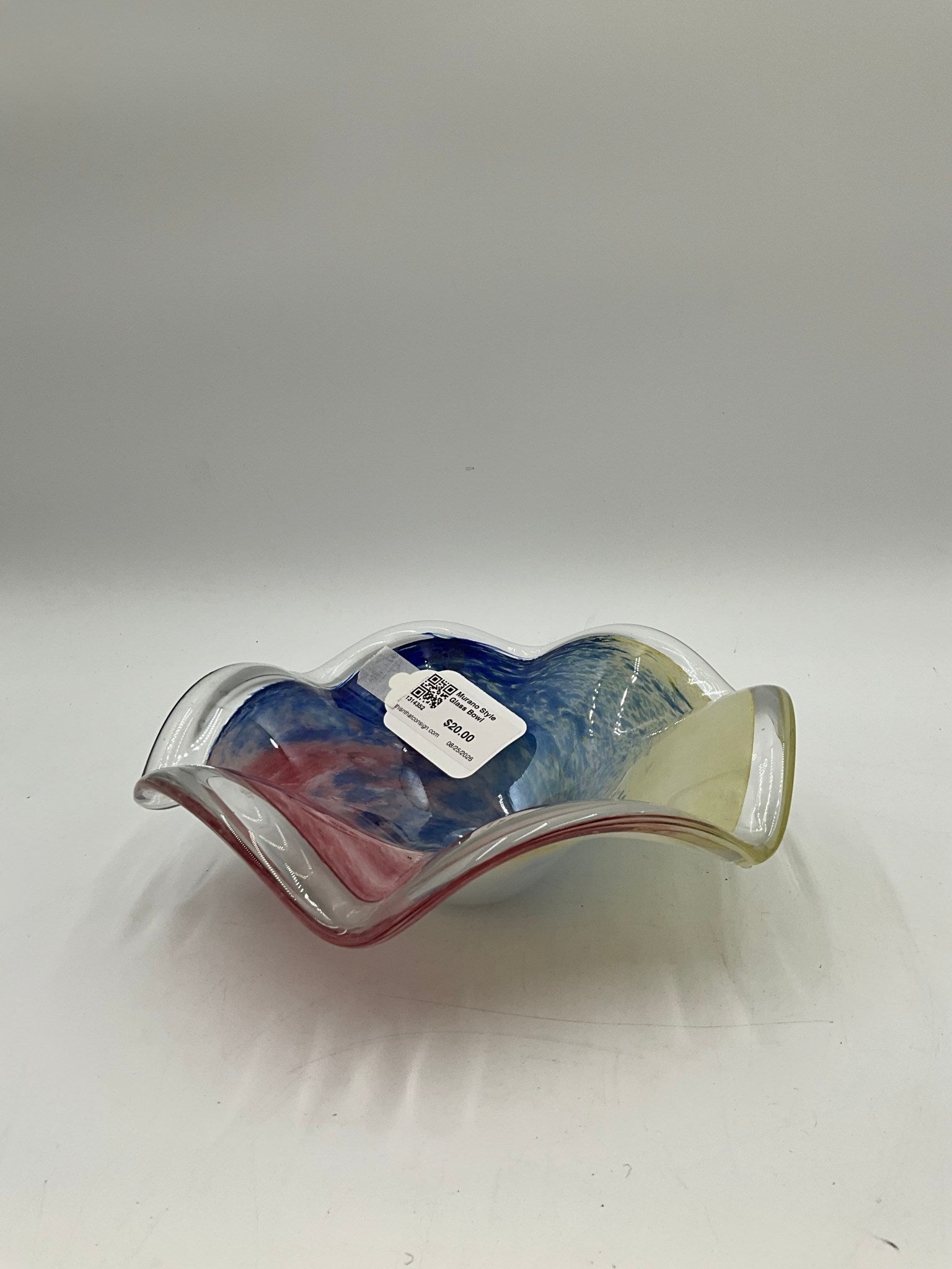 Murano Style Glass Bowl