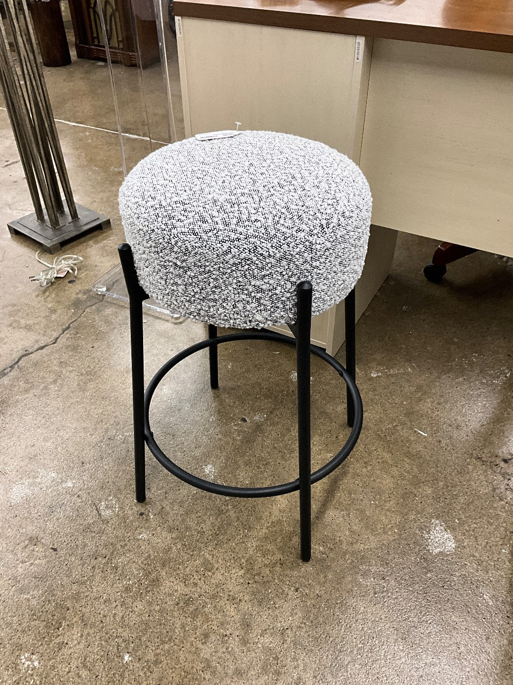 Black/White Stool