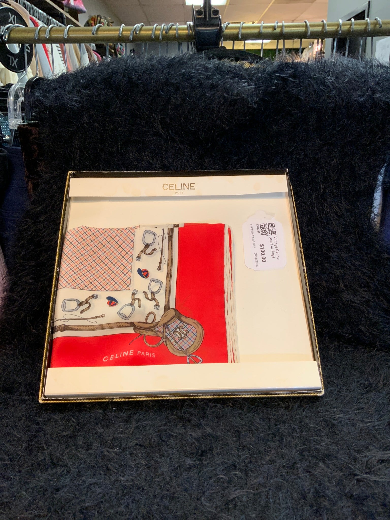 Vintage Celine Scarf w/ Tags