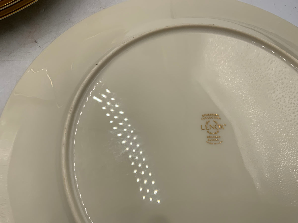 Lenox Holiday Dinner Plate Set of 4