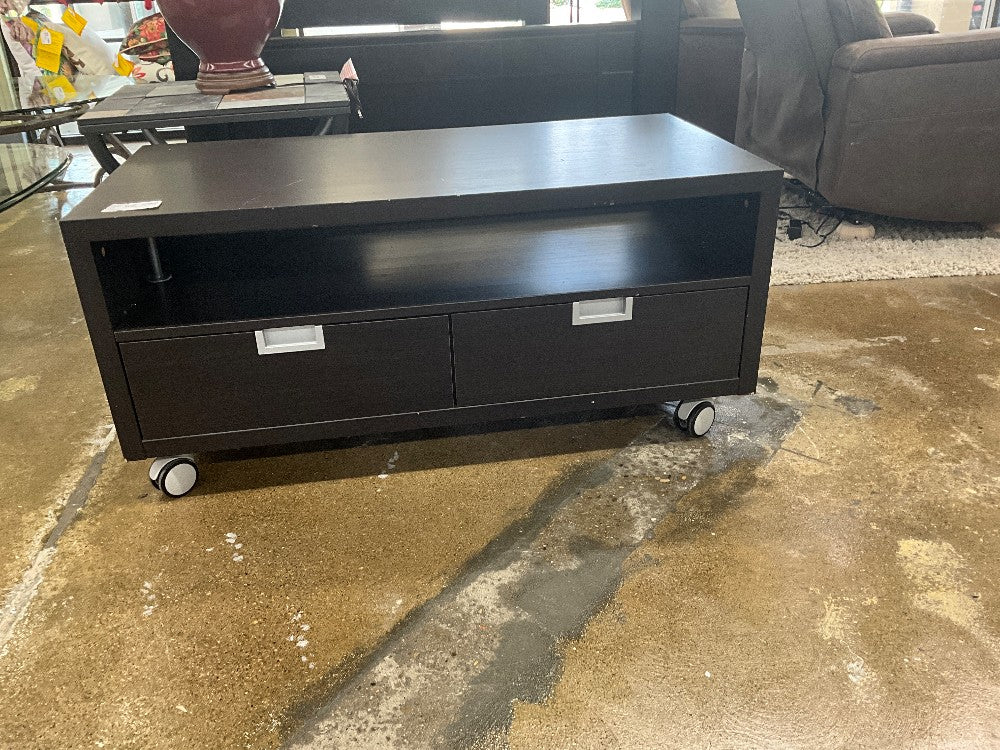 Black Coffee Table On Wheels