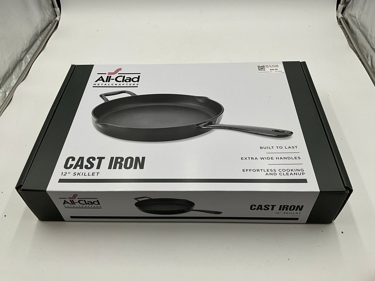 NIB 12" All Clad Cast Iron Skillet