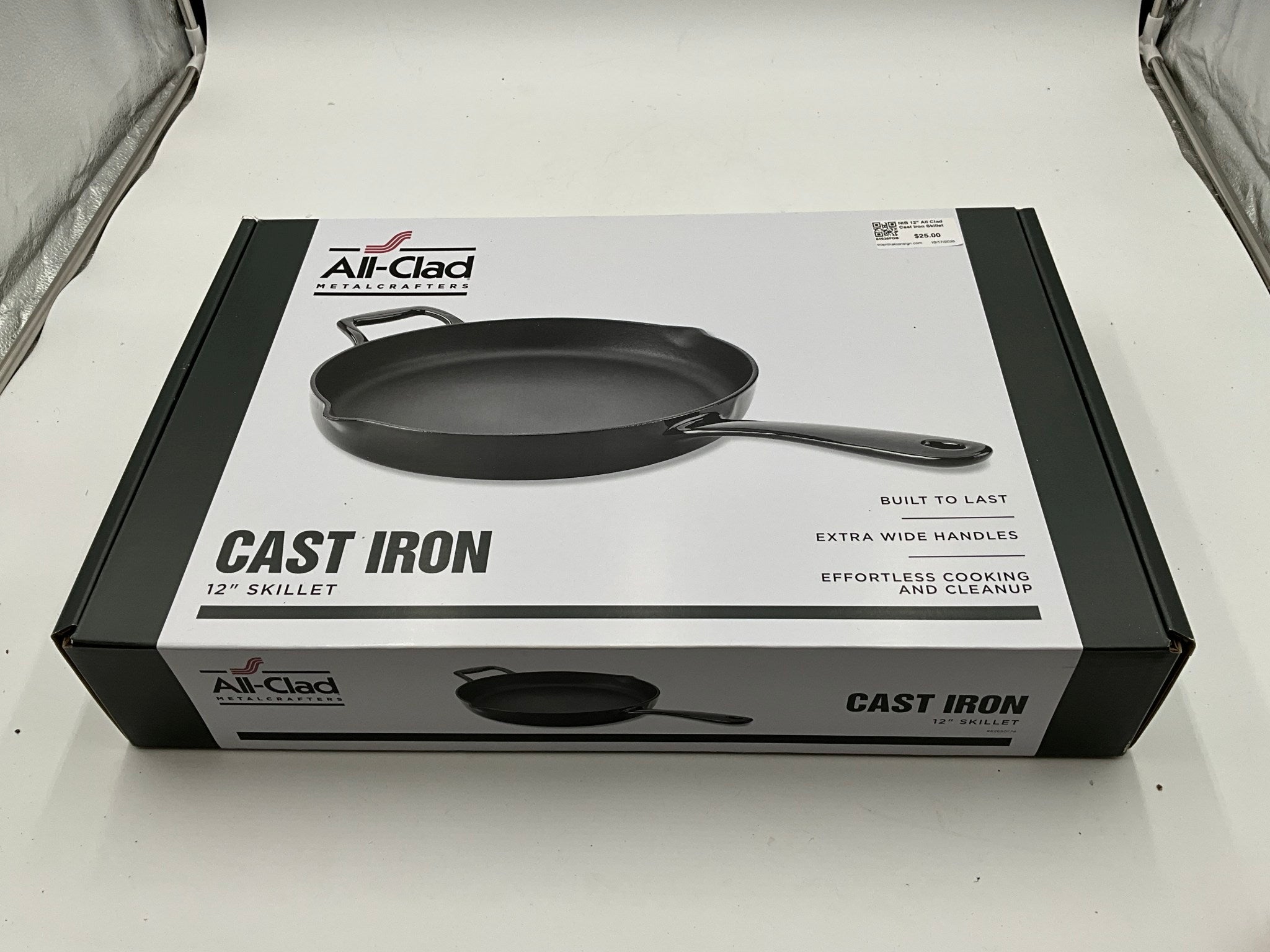 NIB 12" All Clad Cast Iron Skillet