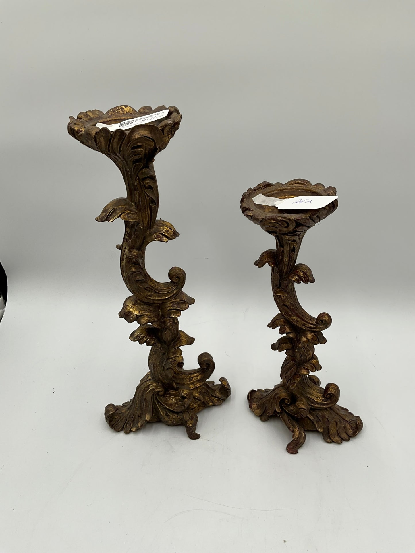 Bronze Revival Candlestick Set of 2