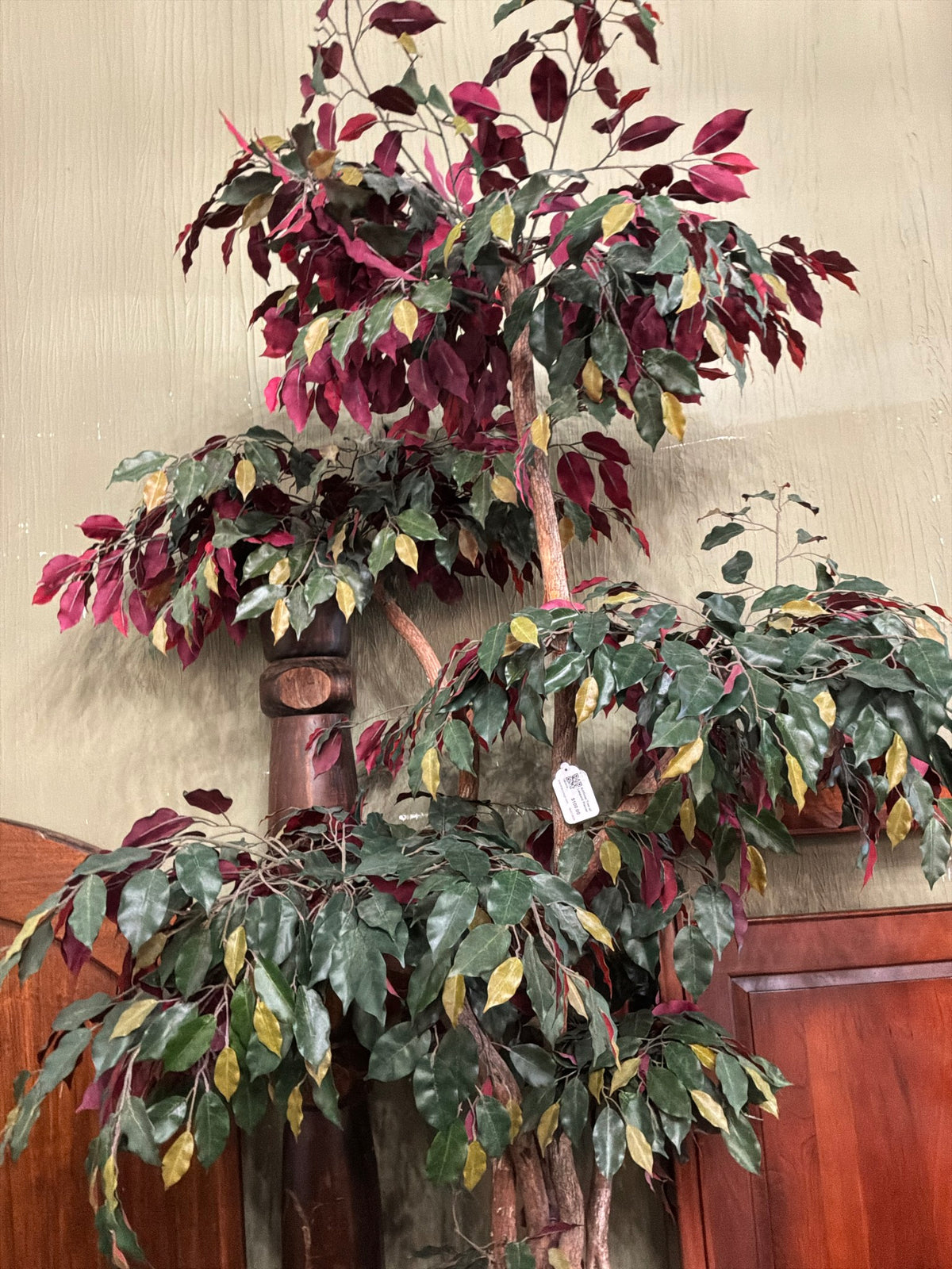 Artificial Tree w/ Leopard Planter