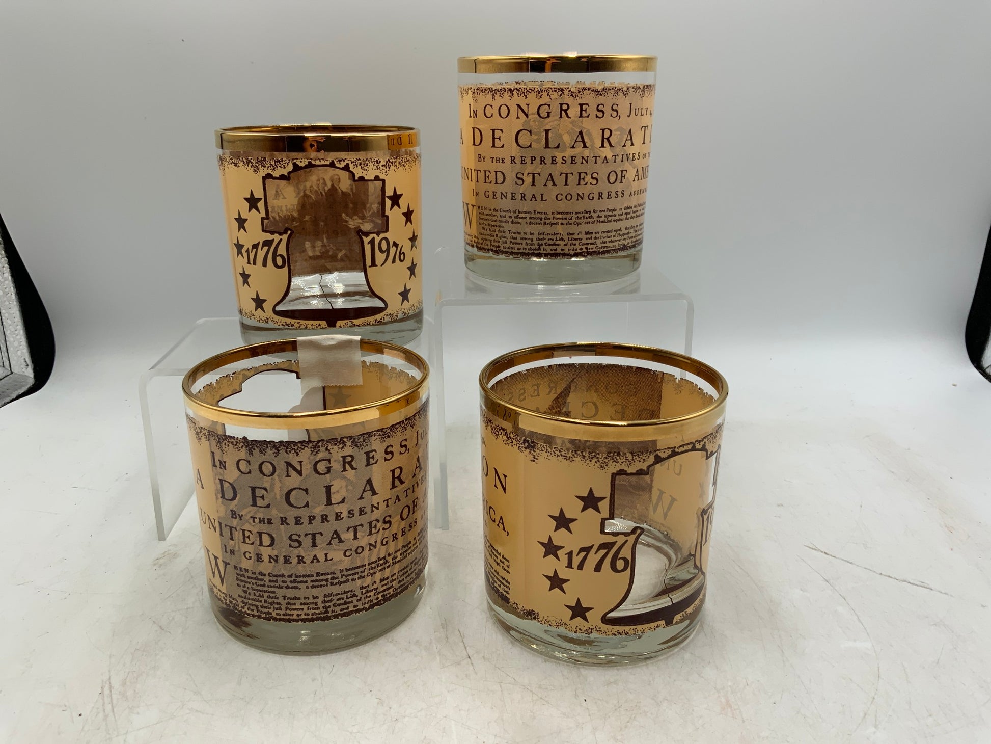 1776 Glasses Set of 4