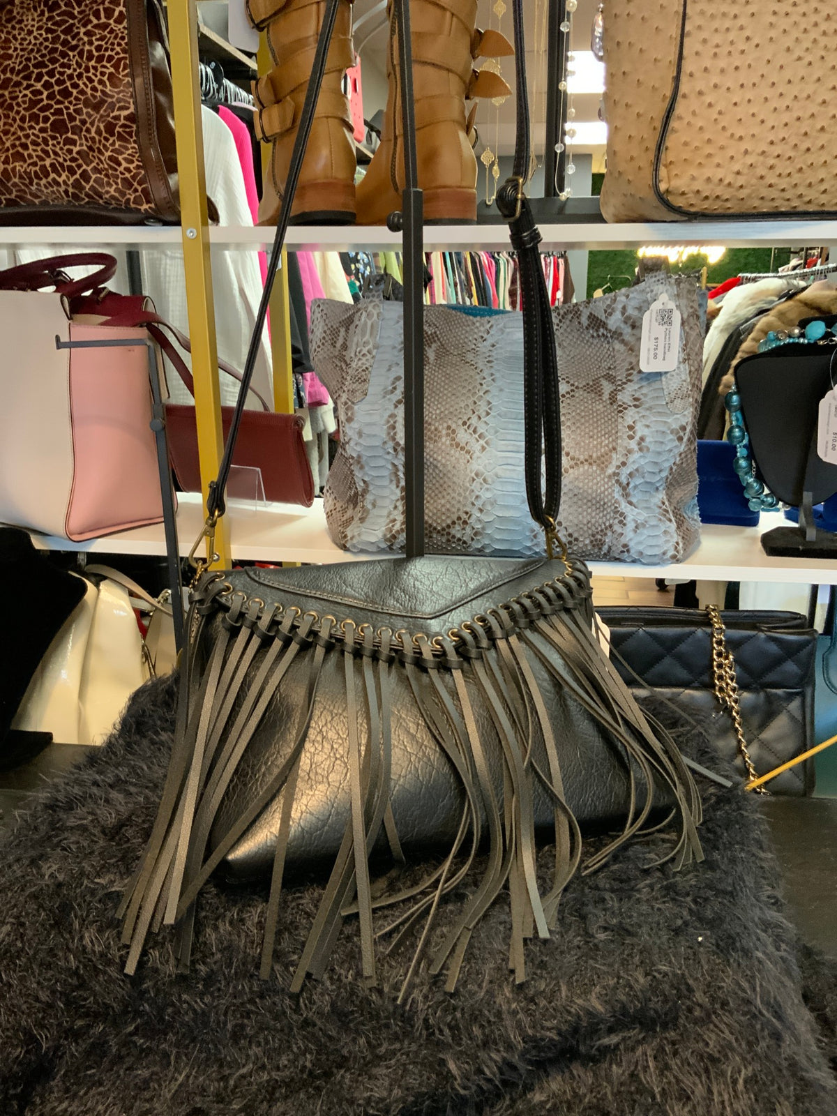 Ampere Fringe Handbag