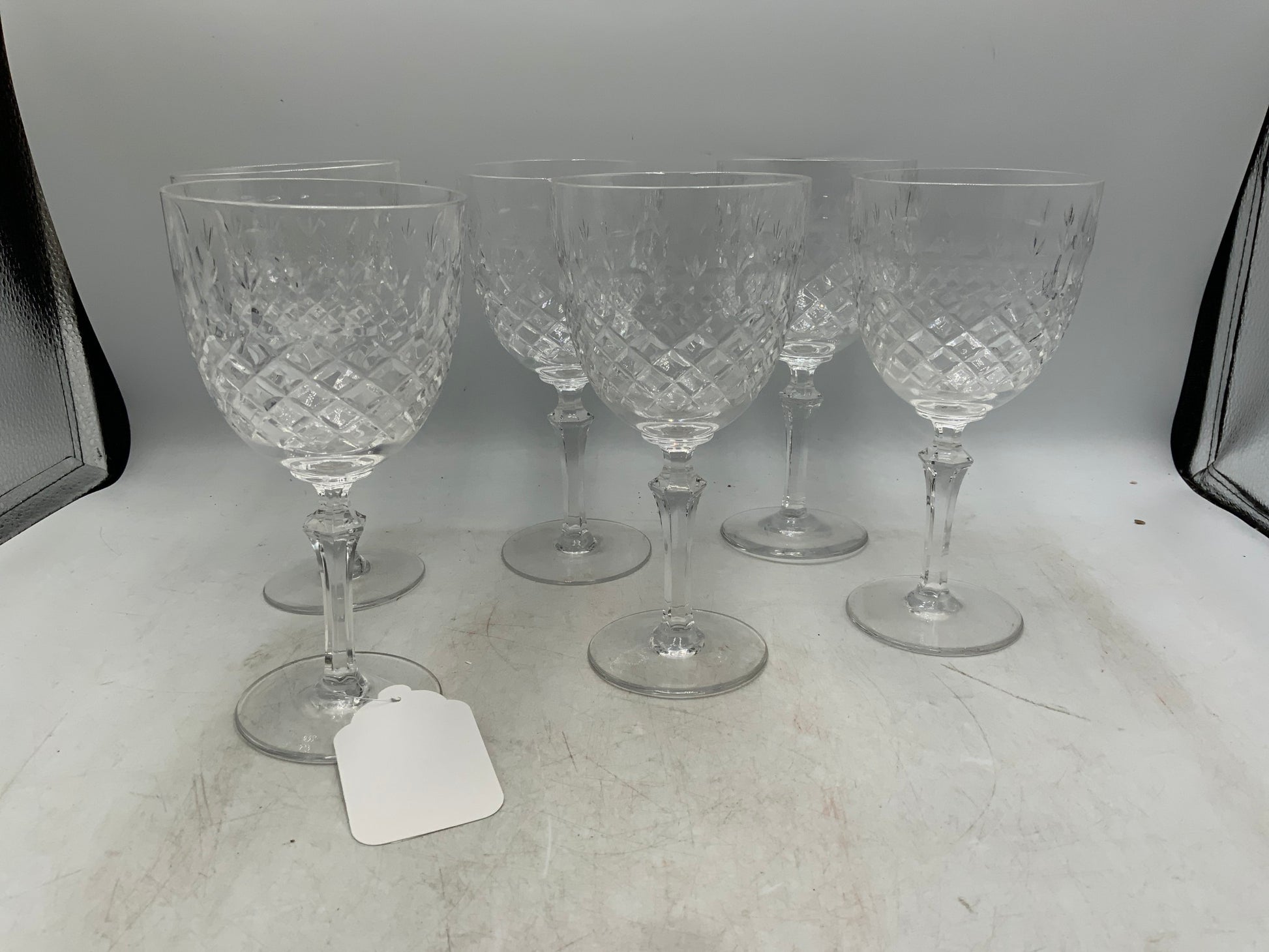 Crystal Wine Glasses Set of 6