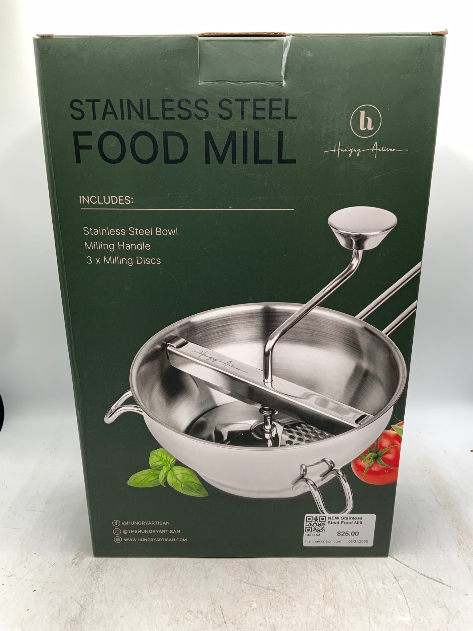 NEW Stainless Steel Food Mill