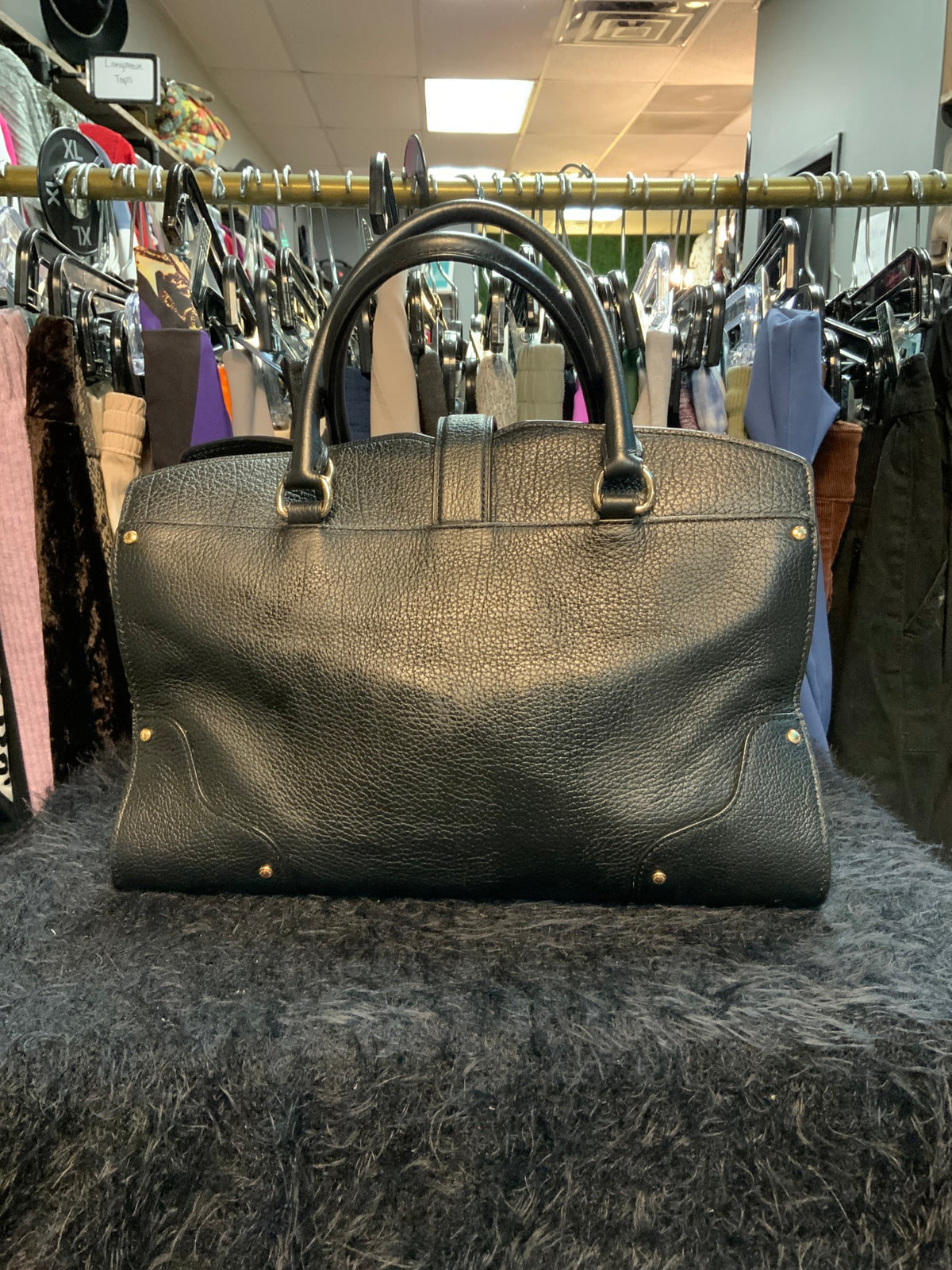 Coach Mercer 30 Handbag As is Missing Crossbody Strap 