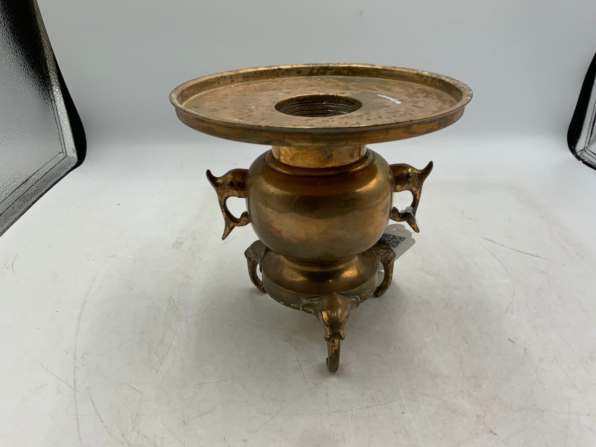 Brass Japanese Usubata Ikebana Vase