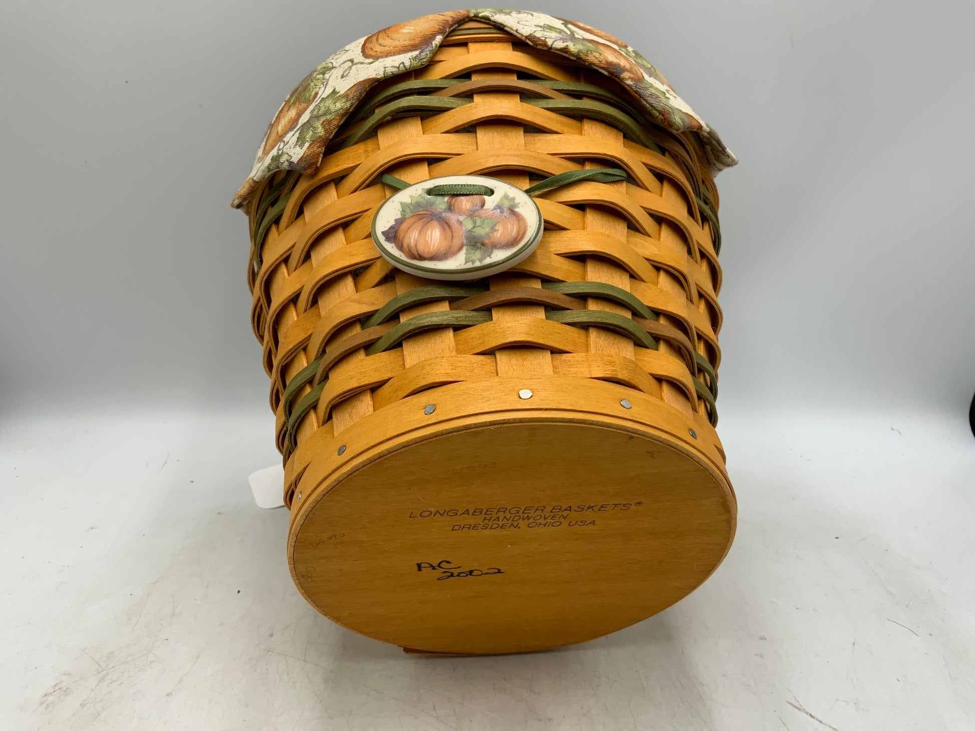 Longaberger 2002 Autumn Pail Basket