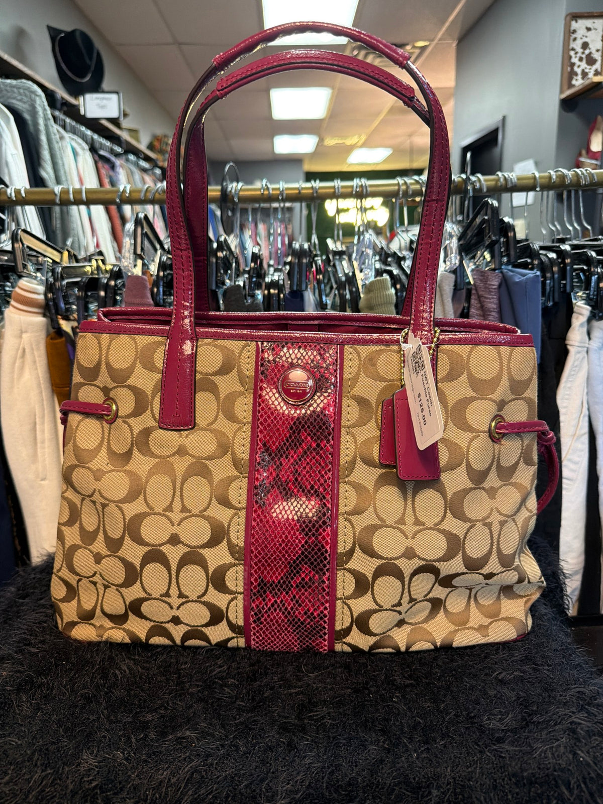 NWT Coach Fuschia Purse