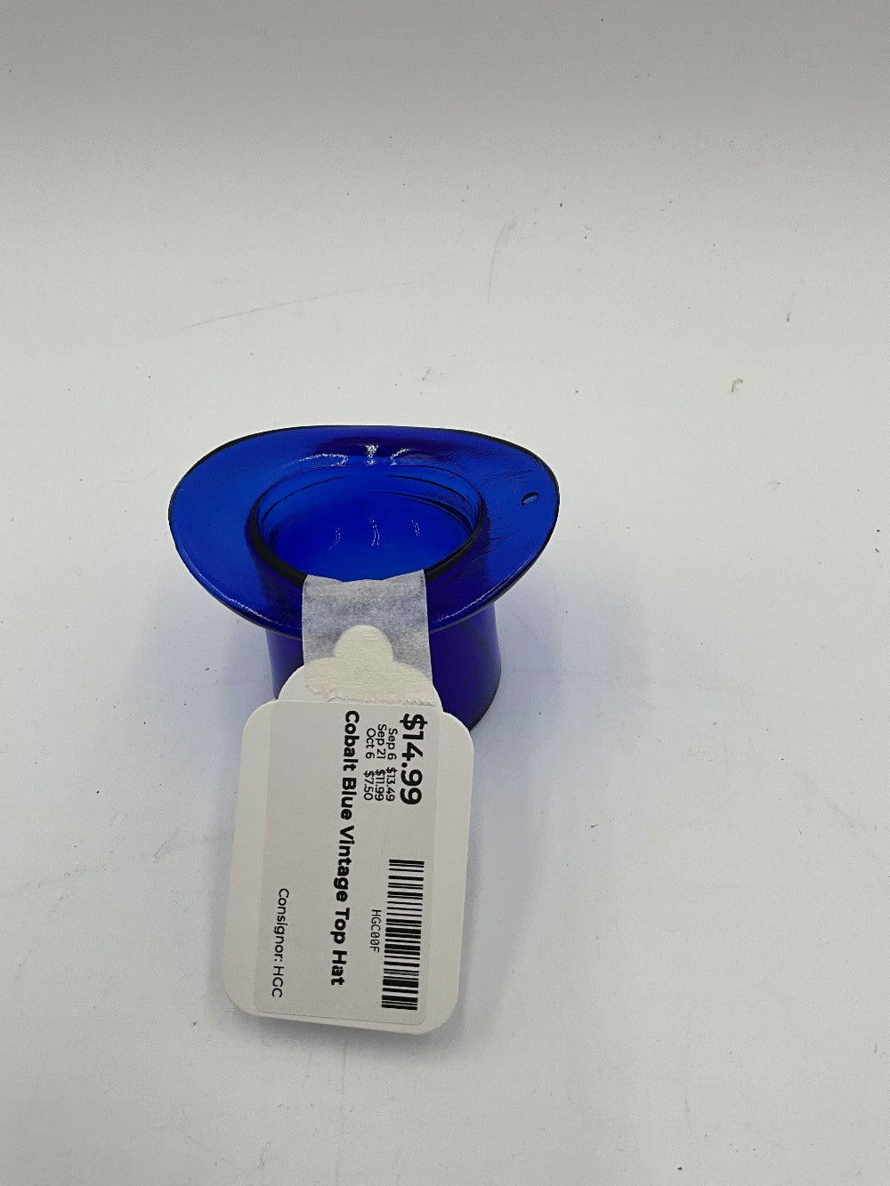 Cobalt Blue Vintage Top Hat