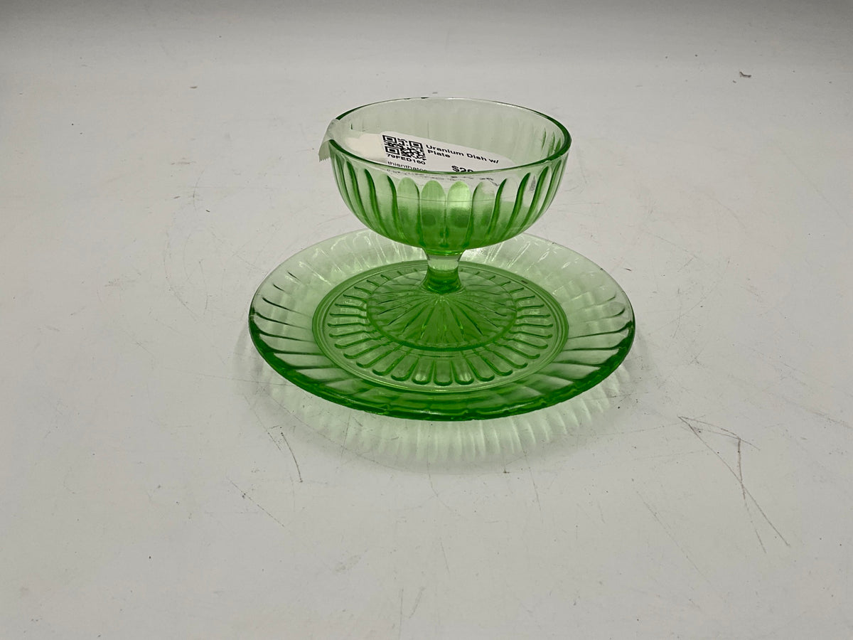 Uranium Dish w/ Plate