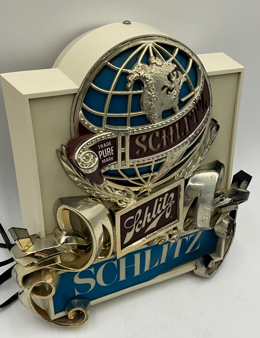 Vtg Schlitz Sign