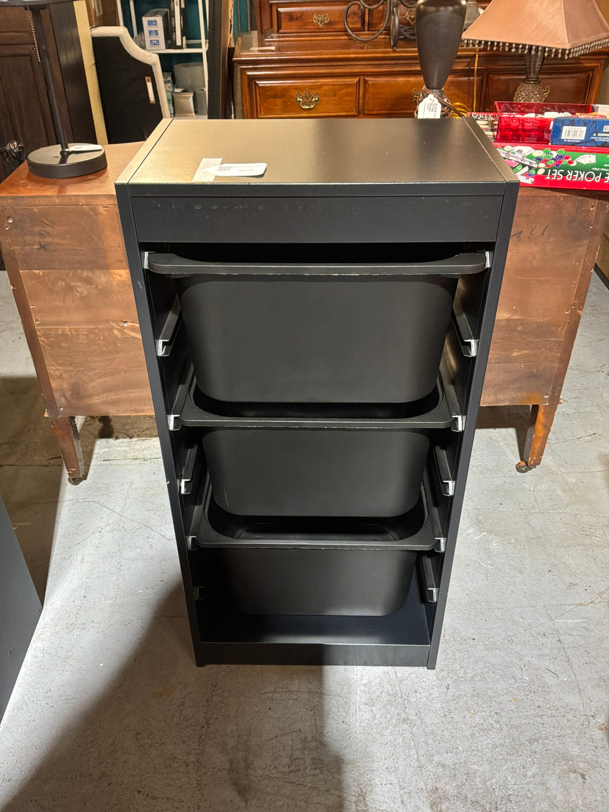 Black Toy Storage