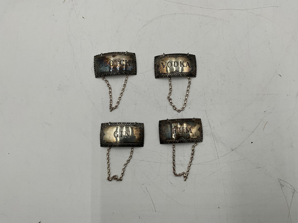 Set of 4 Stieff Sterling Bottle Huggers