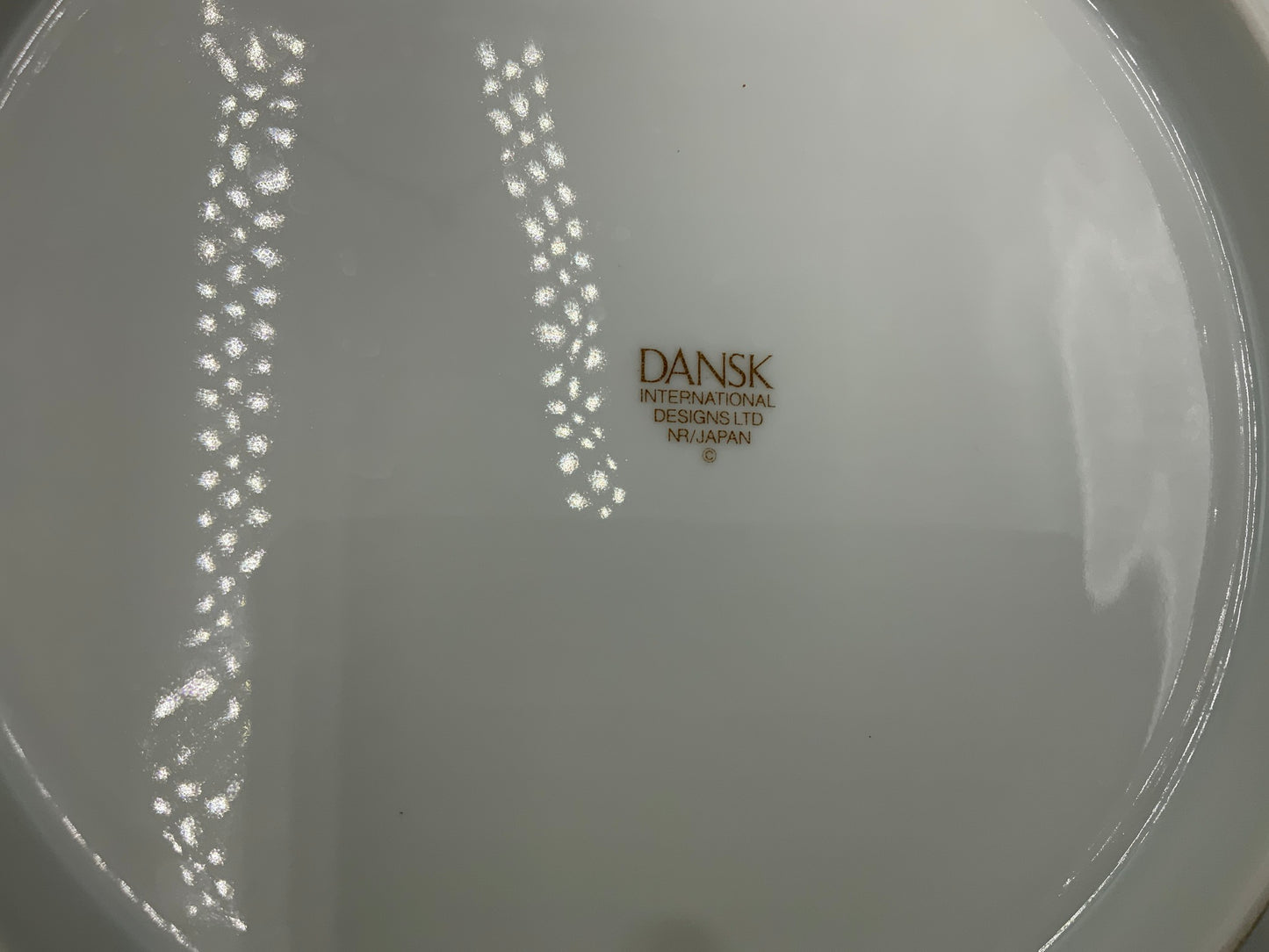 Dansk Blue / White Arabesque Serving Plate