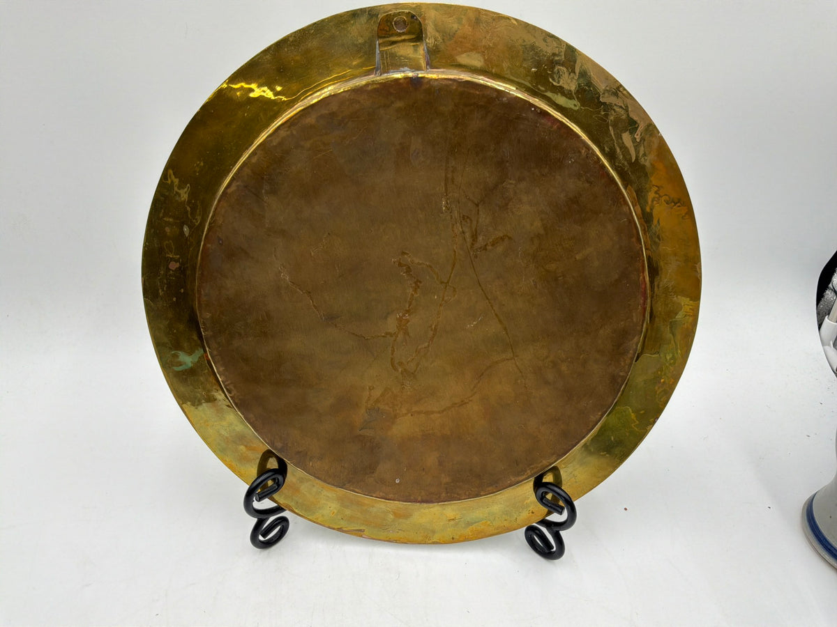 MCM Mosaic & Brass Wall Decor