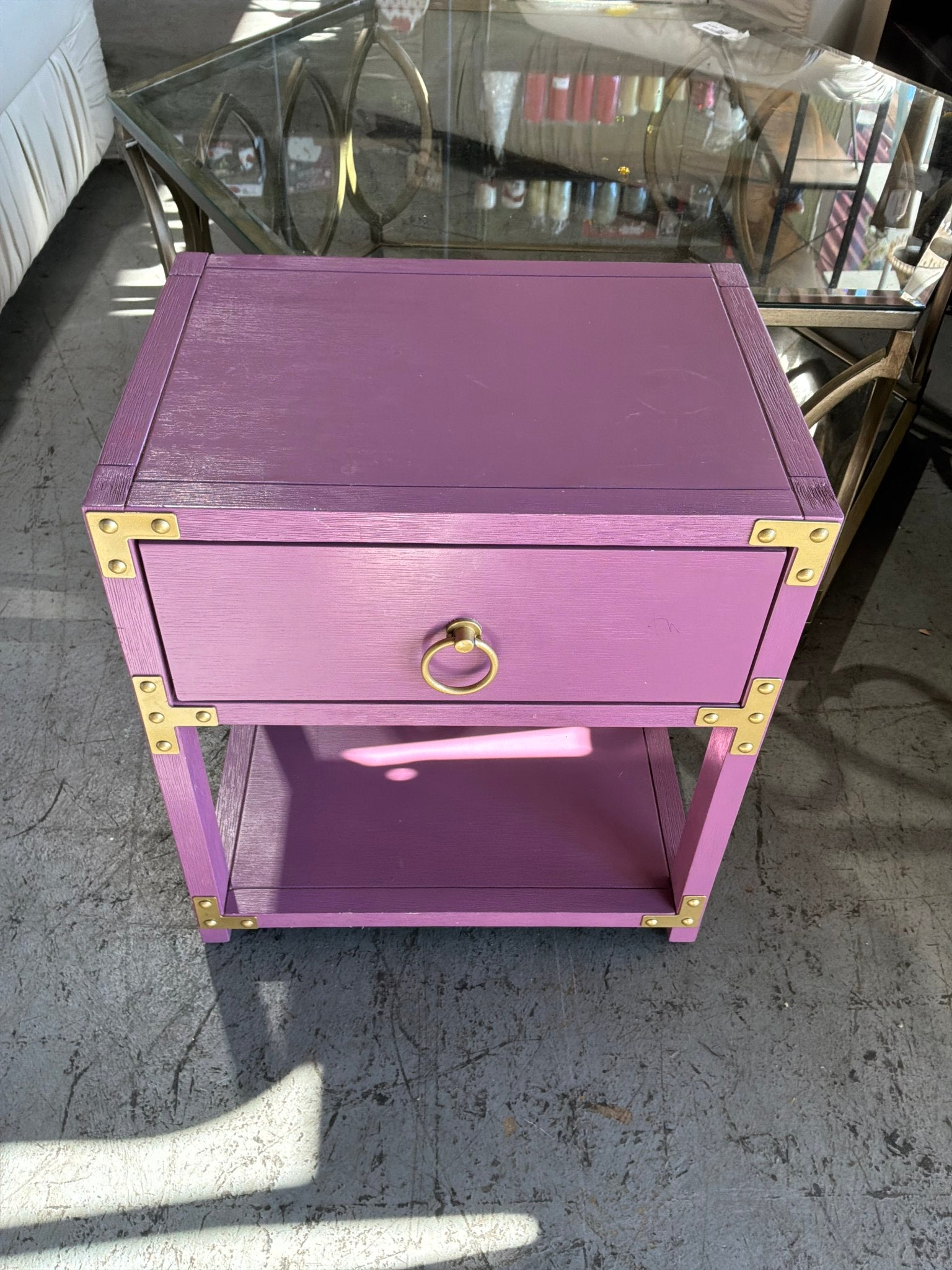Purple Accent Table