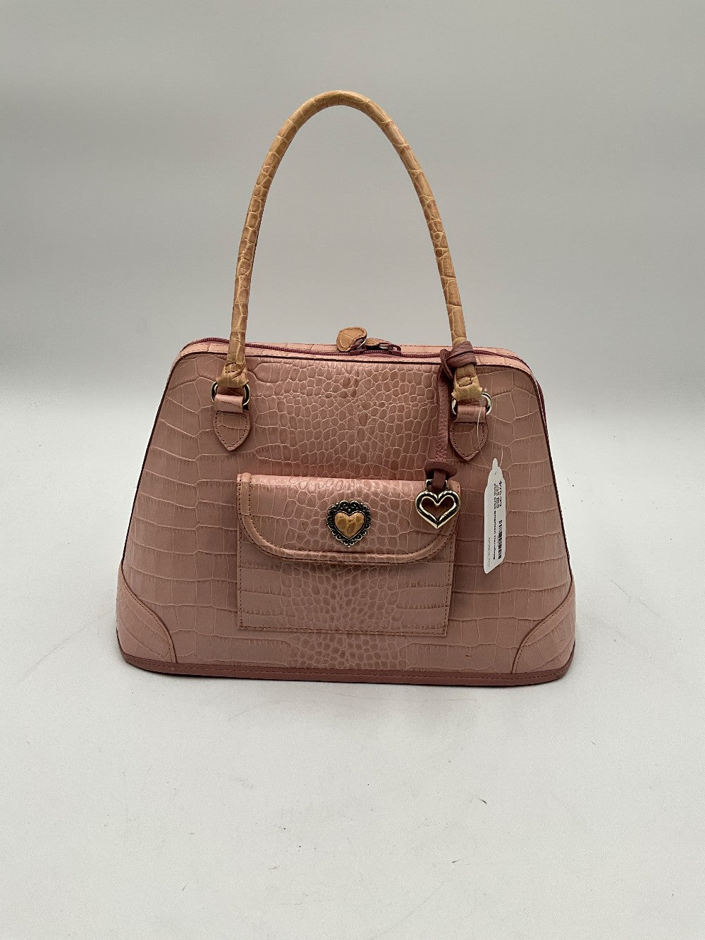 Pink Croc Brighton Handbag