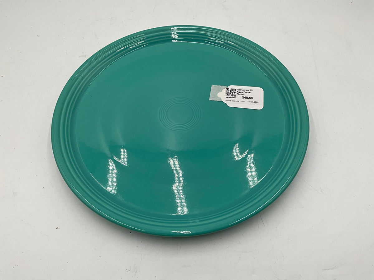 Fiestaware XL Aqua Round Platter