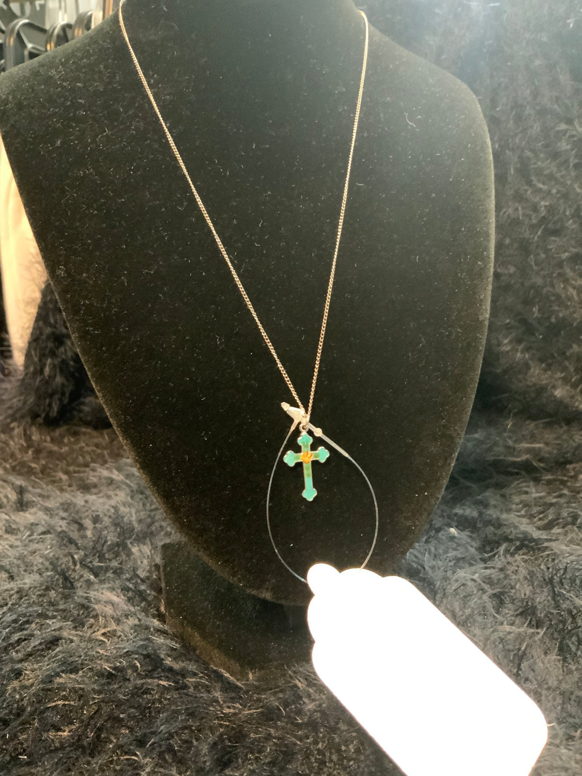 Sterling Closionne Cross Necklace