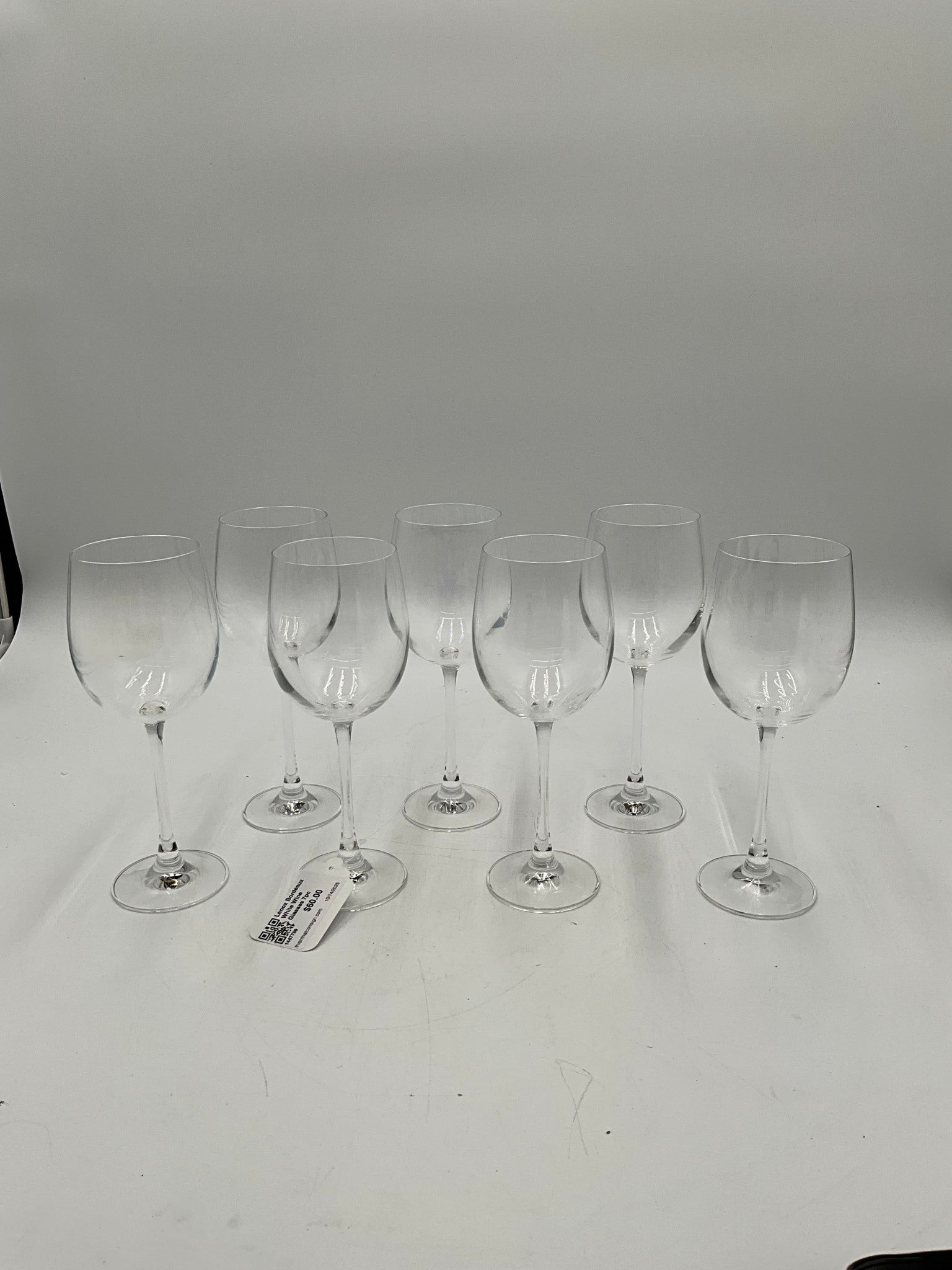 Lenox Bordeaux White Wine Glasses 7pc