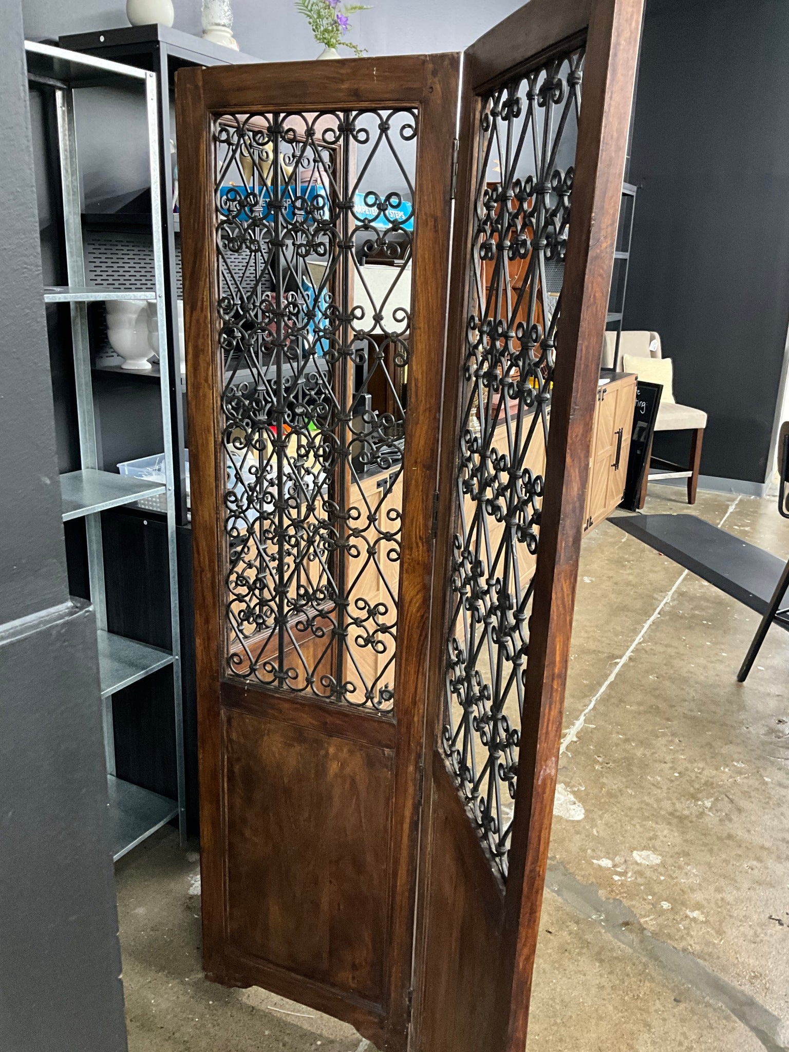 Wood Room Divider