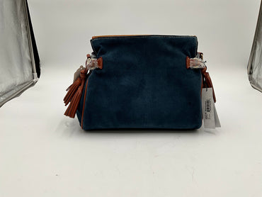 NWT! Dooney & Bourke Blue Suede Satchel