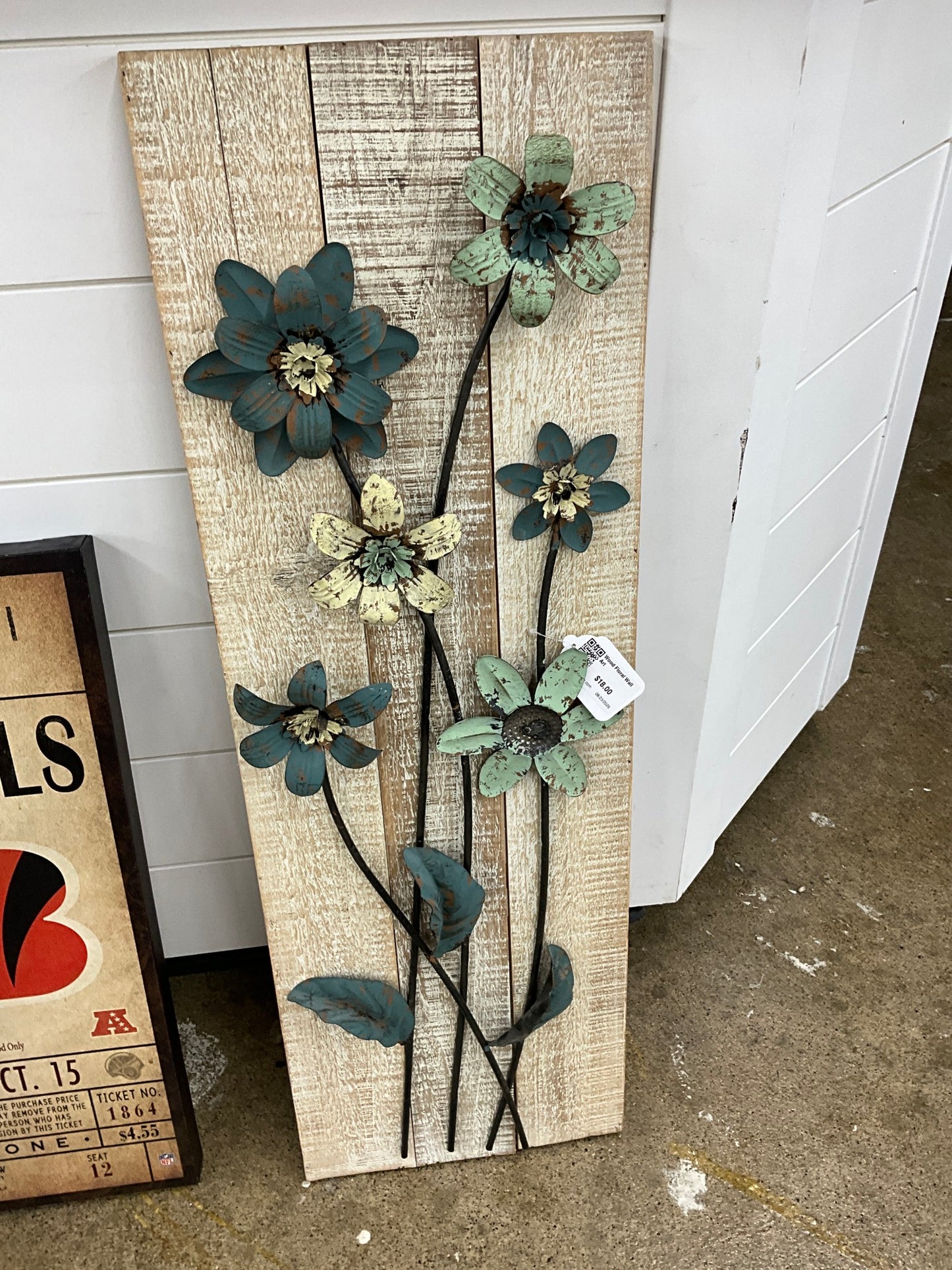 Wood Floral Wall Art