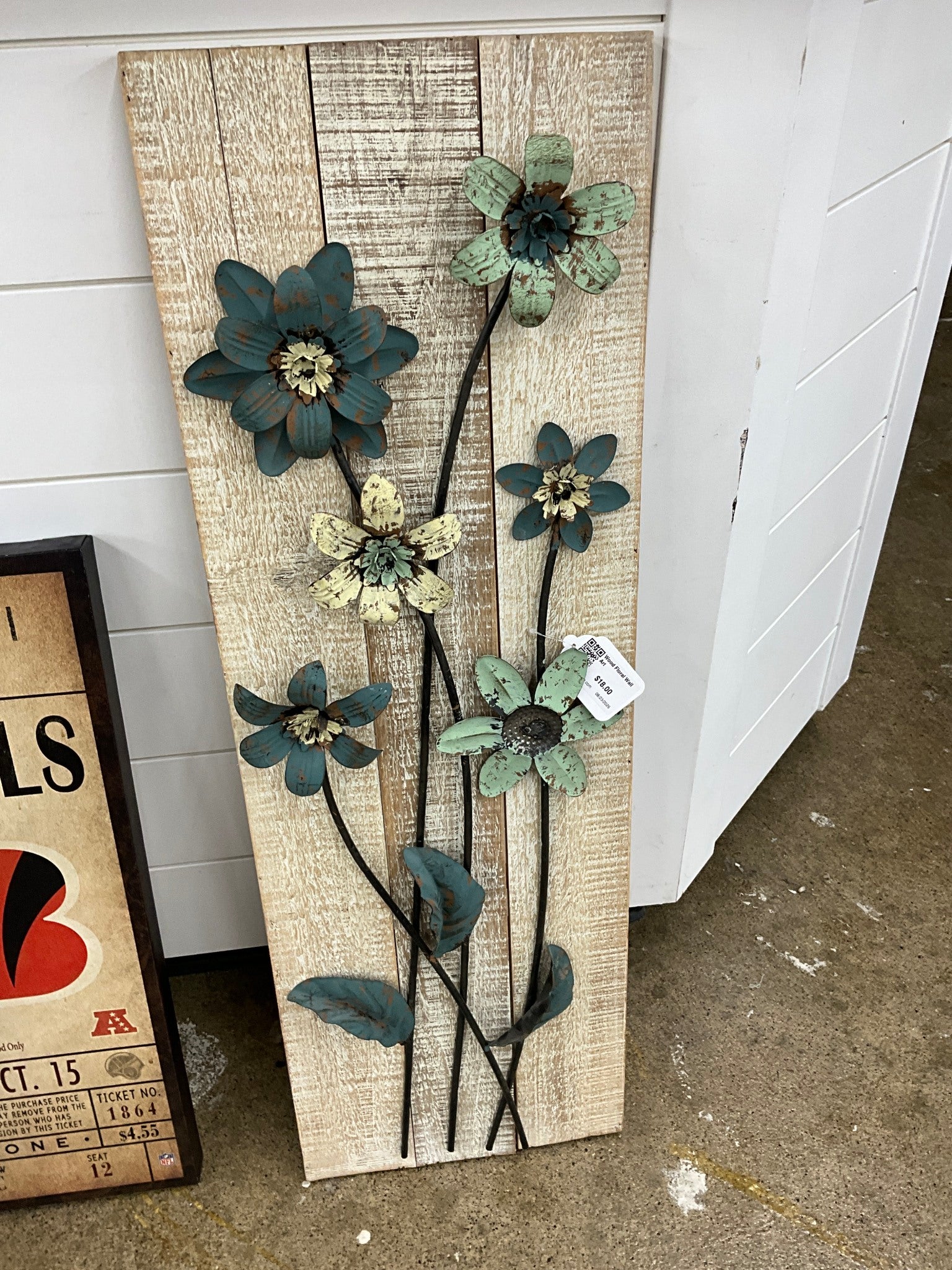 Wood Floral Wall Art