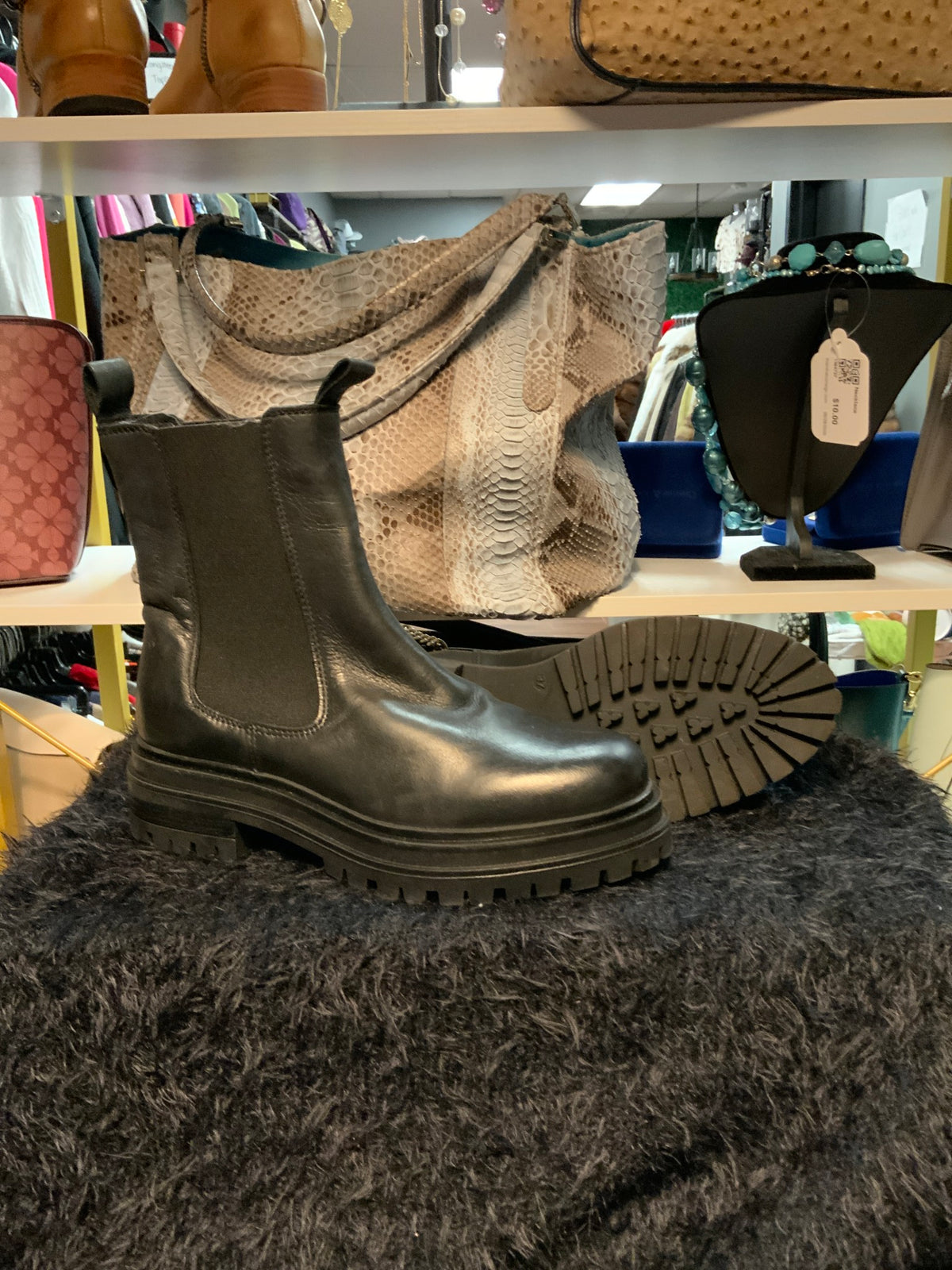 Miz Mooz Black Boots  - sz 6.5