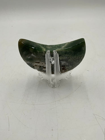 Moss Agate w/ Stand