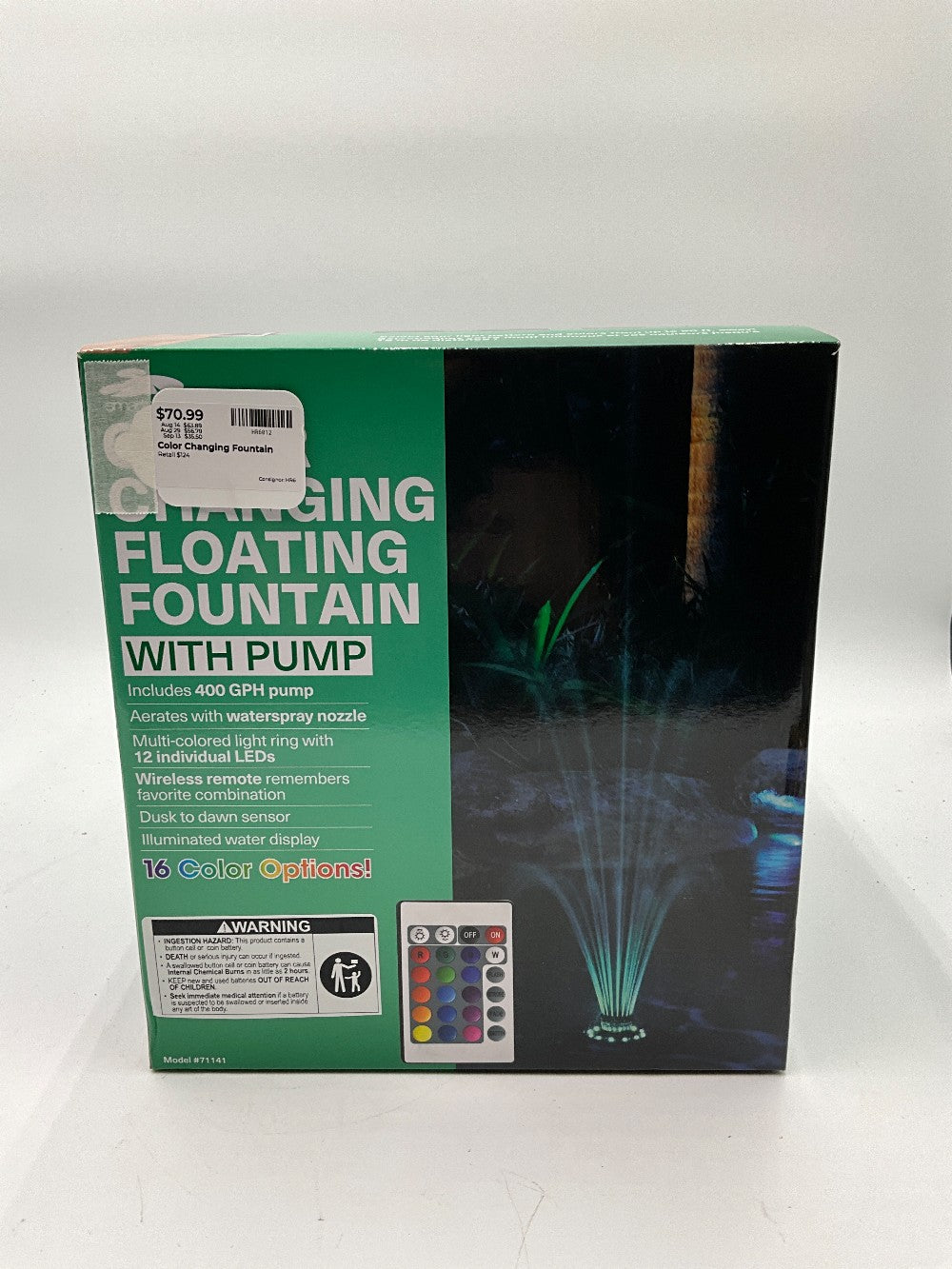 Color Changing Fountain