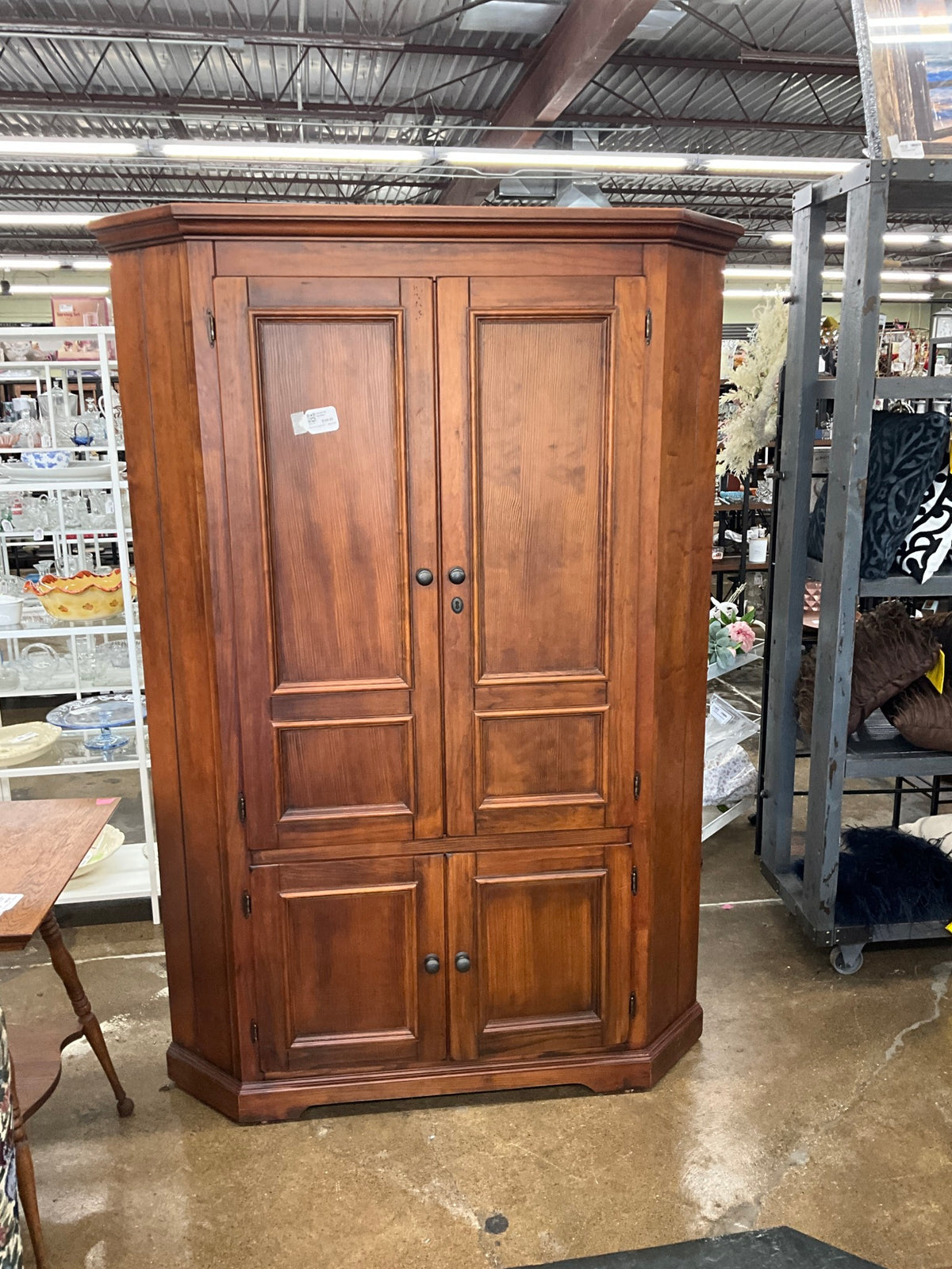 Corner TV Armoire