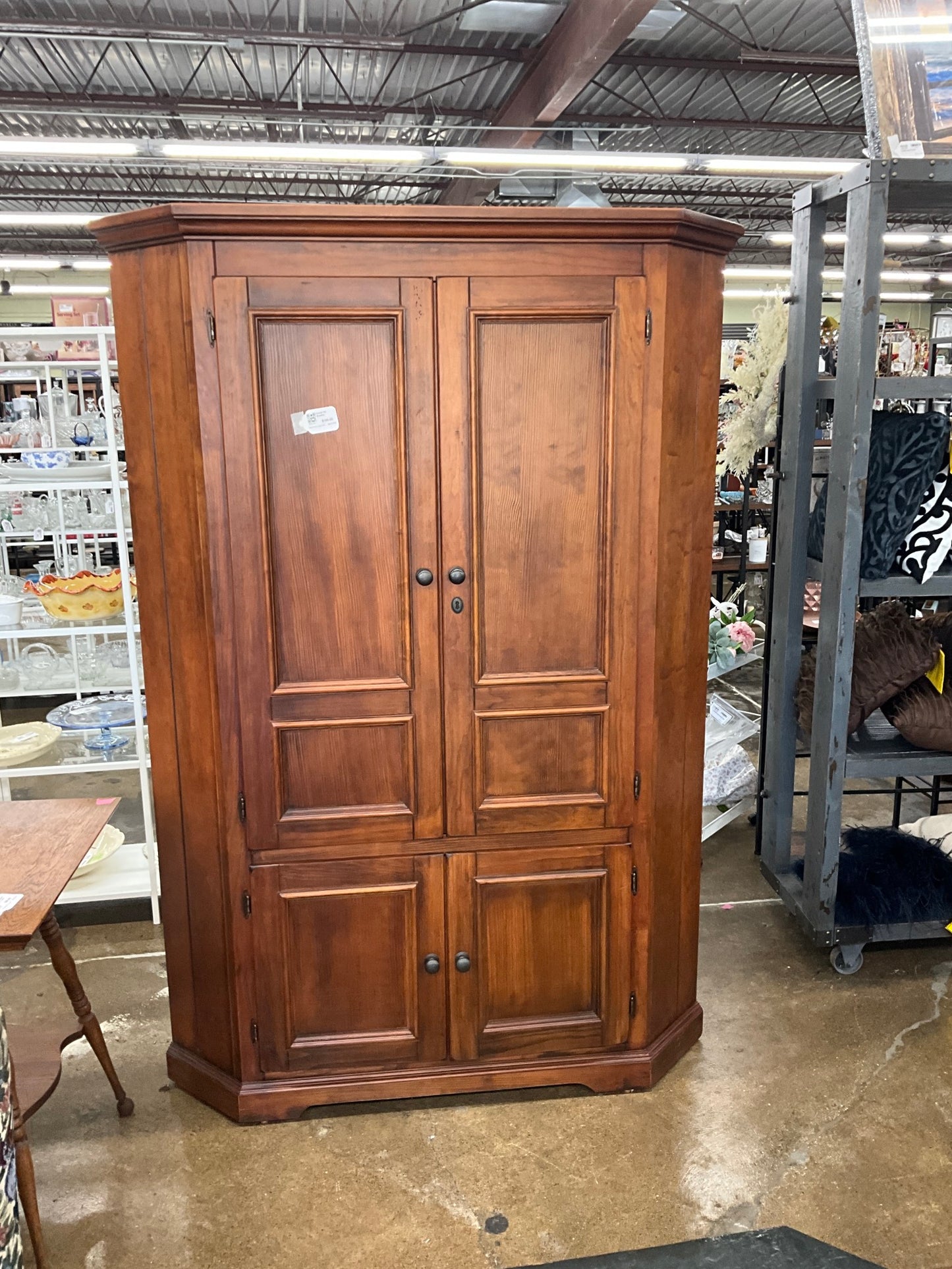 Corner TV Armoire