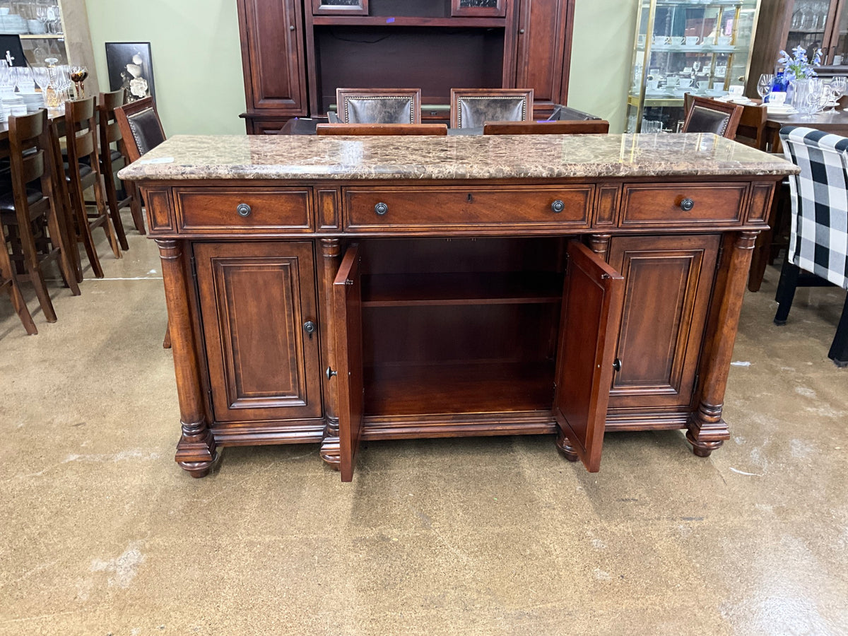 Thomasville Marble Top Buffet