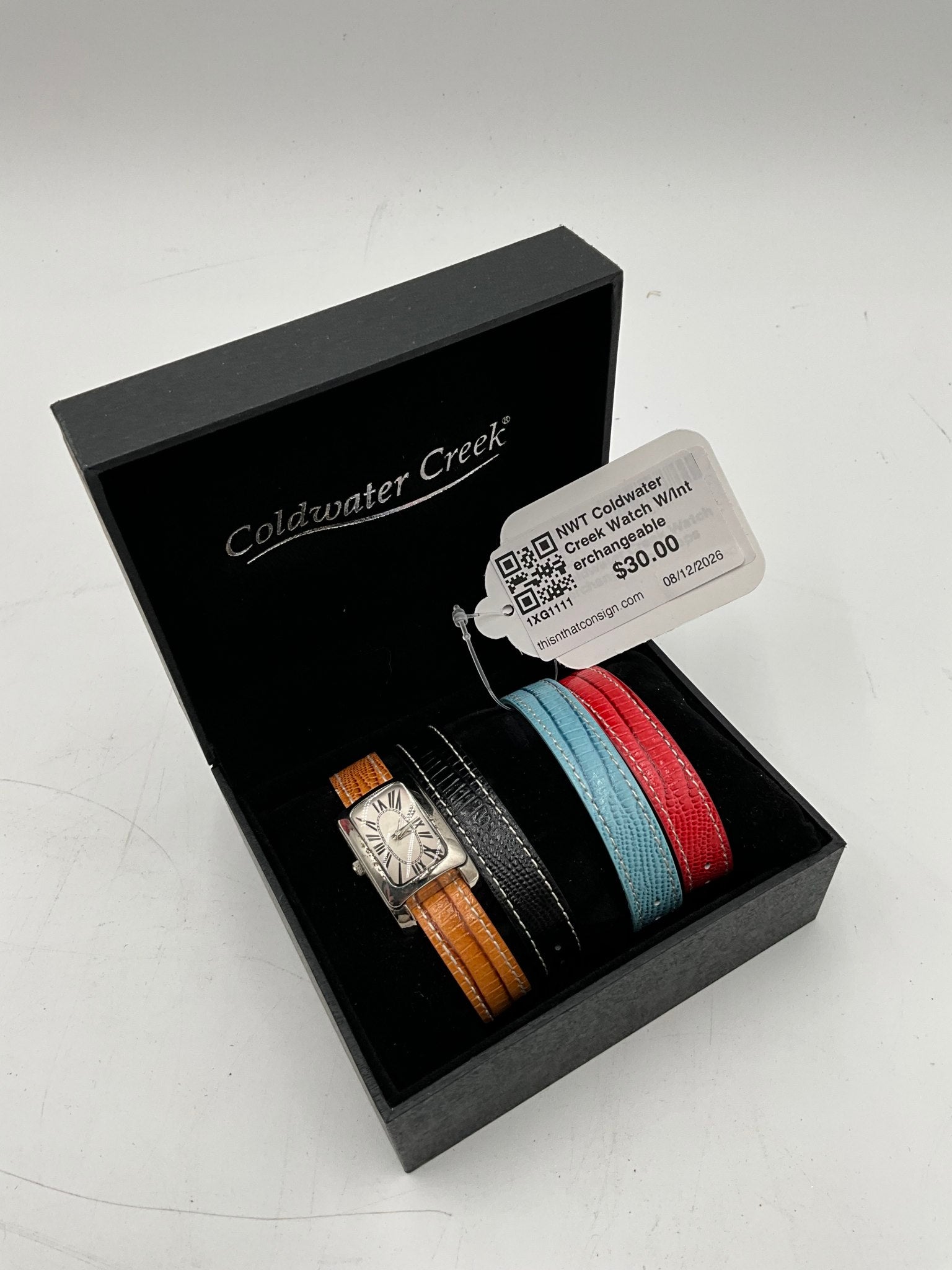 NWT Coldwater Creek Watch W/Interchangeable Straps